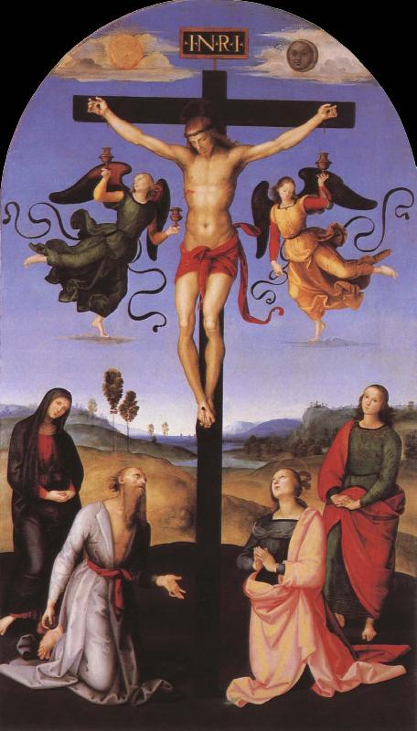 RAFFAELLO Sanzio Christ on the cross oil painting picture